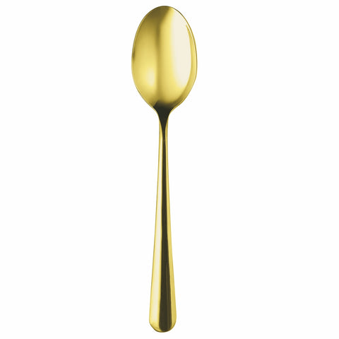 Stoccolma Serving Spoon Oro By Mepra (Pack of 12) 10711110O