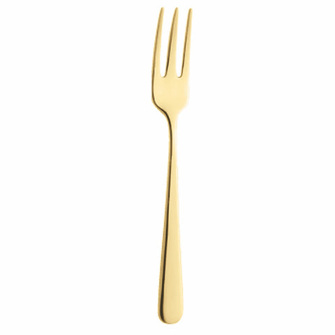 Stoccolma Cake/Oyster Fork Oro  By Mepra (Pack of 12) 10711115O