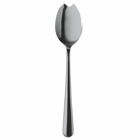 Salad Spoon Stoccolma Oro Nero By Mepra (Pack of 12) 10711122ON