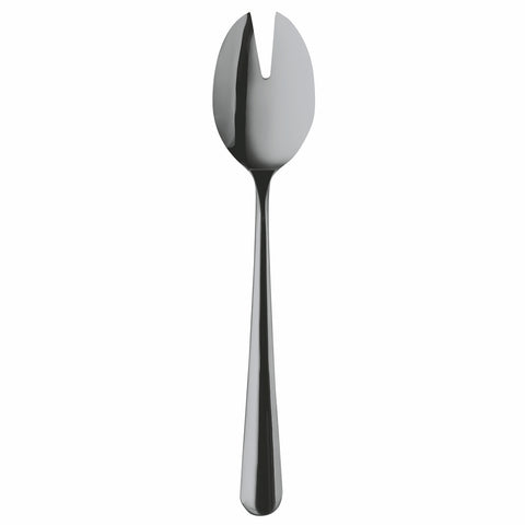 Serv.Salad Fork Stoccolma Oro Nero By Mepra (Pack of 12) 10711123ON