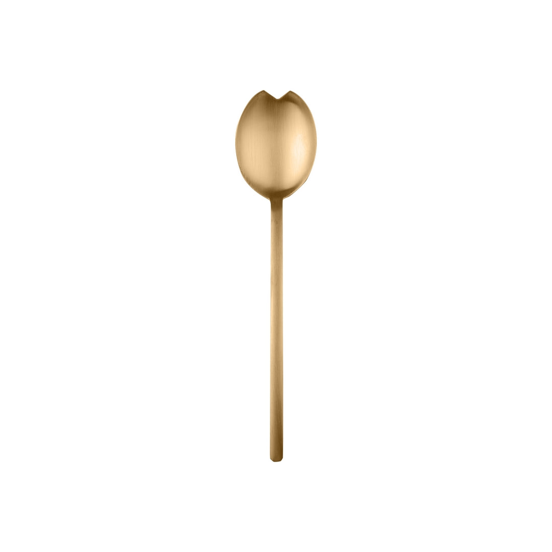 Serve Due Salad Spoon Ice Oro By Mepra (Pack of 12) 10801122