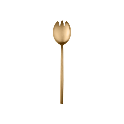 Due Serve Salad Fork Ice Oro By Mepra (Pack of 12) 10801123