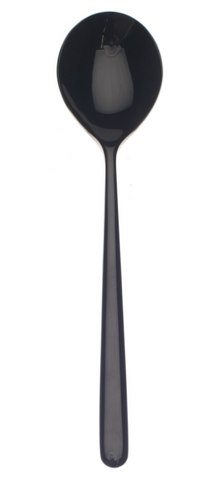 Linea Oro Nero Us Size Table Spoon (Eu Dessert Spoon)  By Mepra (Pack of 12)  10871104