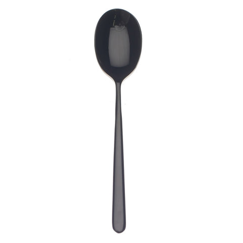 Demitasse Spoon Linea Oro Nero By Mepra (Pack of 12) 10871108