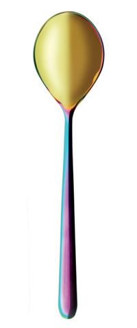 Linea Rainbow Us Size Table Spoon (Eu Dessert Spoon) By Mepra Pack of 12 (10991104)