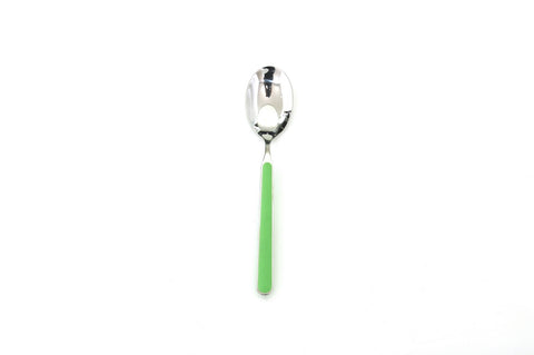 Us Size Table Spoon (Eu Dessert Spoon) Apple Green Fantasia By Mepra Pack of 12 (10A71104)