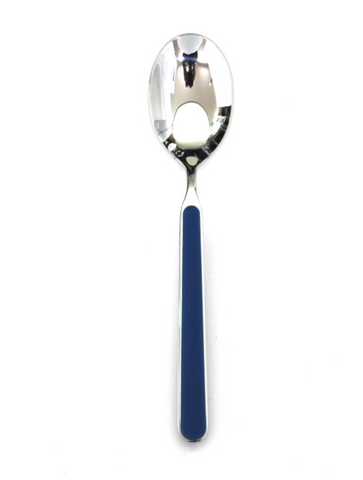 Mepra Fantasia Us Size Table Spoon (Eu Dessert Spoon) Blue Pack of 12 (10B61104)