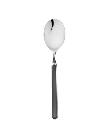 Us Size Dessert Spoon (Eu Dessert Spoon) Black Fantasia By Mepra Pack of 12 (10N61104)