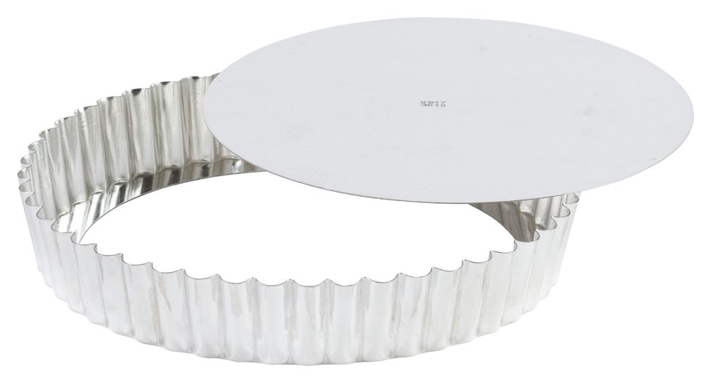 Louis Tellier Gobel Discontinued Med Round Fluted Tart Mold Loose Bott Dia 8 3/4''X1 3/4''H (126622)