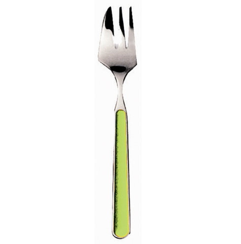 Mepra Acid Green Fantasia Cake/Oyster Fork Pack of 12 (10E61115)