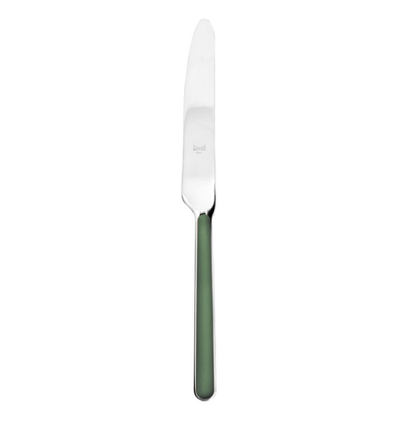 Mepra Green Fantasia Table Knife Pack of 12 (10V61103)