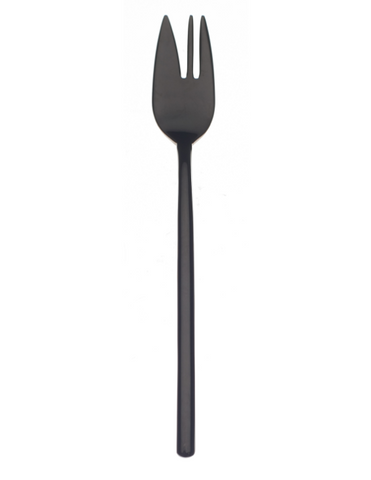 Cake/Oyster Fork Due Oro Nero By Mepra (Pack of 12) 10861115