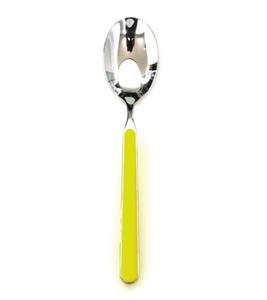 Mepra Us Size Dessert Spoon (Eu Dessert Spoon) Yellow Fantasia Pack of 12 (10G61104)