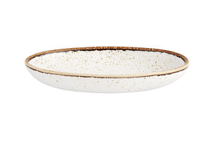 VISTA ALEGRE Rustic Blend White Oval Tray 1 1/9 WH- Item 27020958