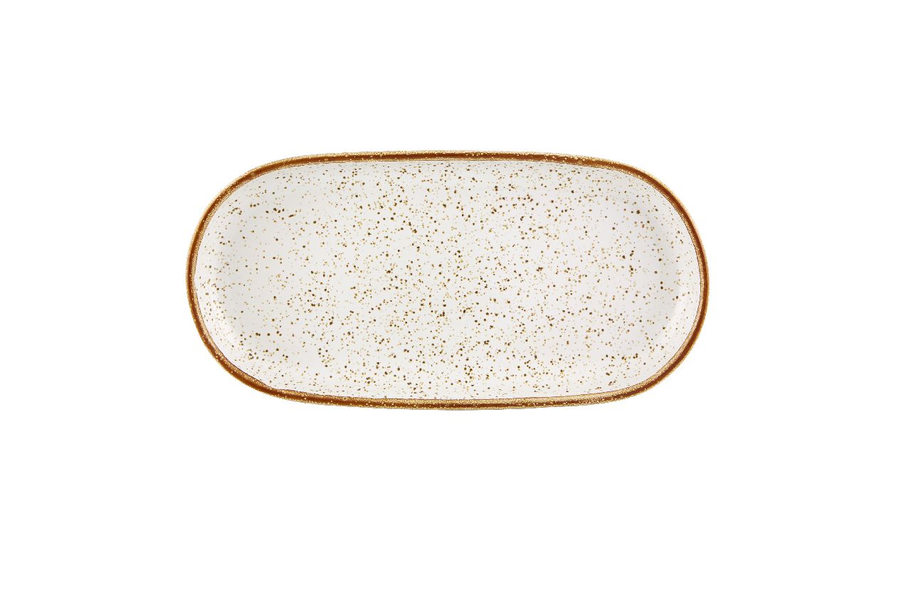 VISTA ALEGRE Rustic Blend White Oval Tray 29,5 WH- Item (27020960)