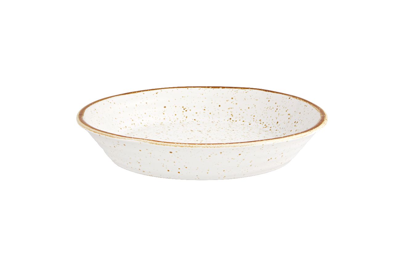 iFoodservice Online Rustic Blend White	Deep Plate 1 WH - Item 27020961