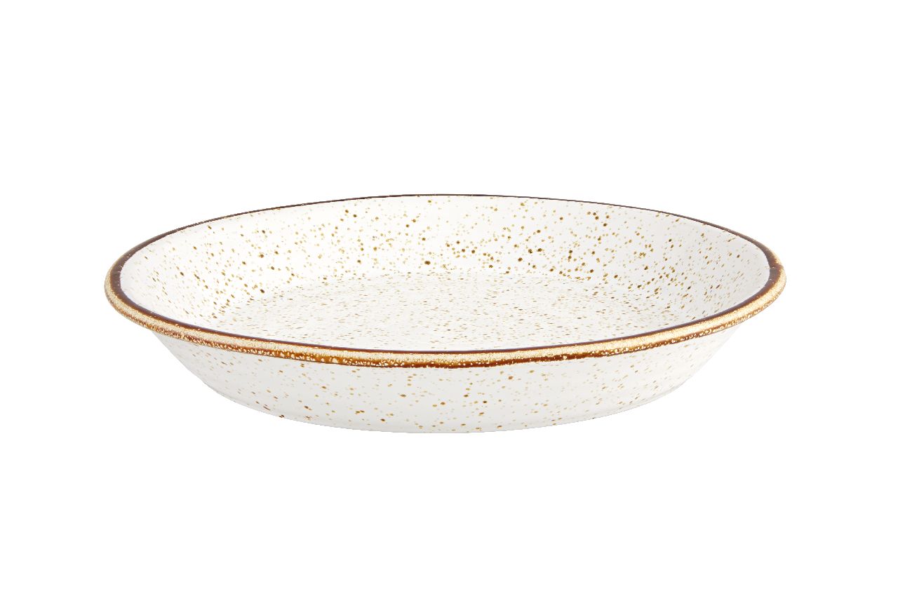 iFoodservice Online Rustic Blend White	Deep Plate 1 1/9 WH - Item 27020962