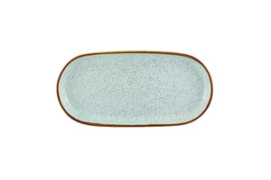 VISTA ALEGRE Rustic Blend Turquoise Oval Tray 29,5 Turq- Item 27020970