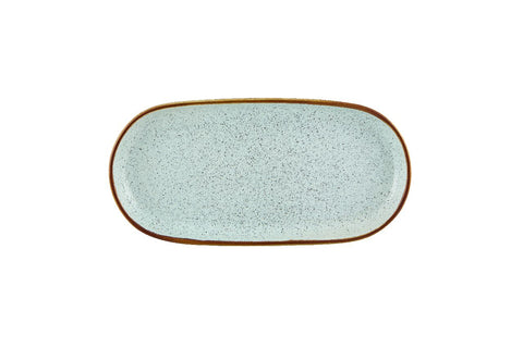 VISTA ALEGRE Rustic Blend Turquoise Oval Tray 29,5 Turq- Item 27020970