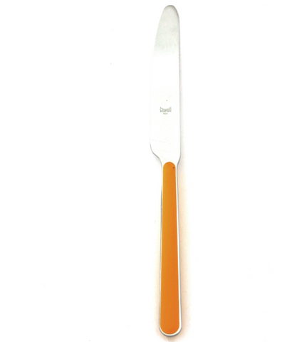 Orange Fantasia Table Knife By Mepra Pack of 12 (10O61103)