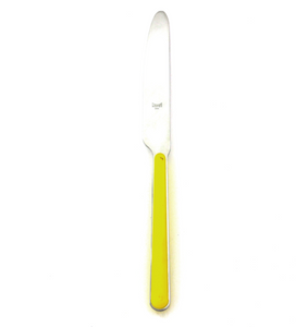 Yellow Fantasia Table Knife By Mepra Pack of 12 (10G61103)