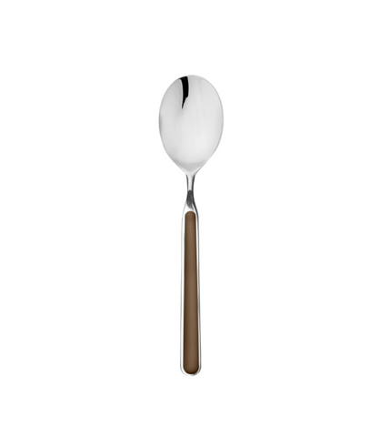 Tobacco Fantasia Us Size Table Spoon (Eu Dessert Spoon) By Mepra Pack of 12 (10M61104)