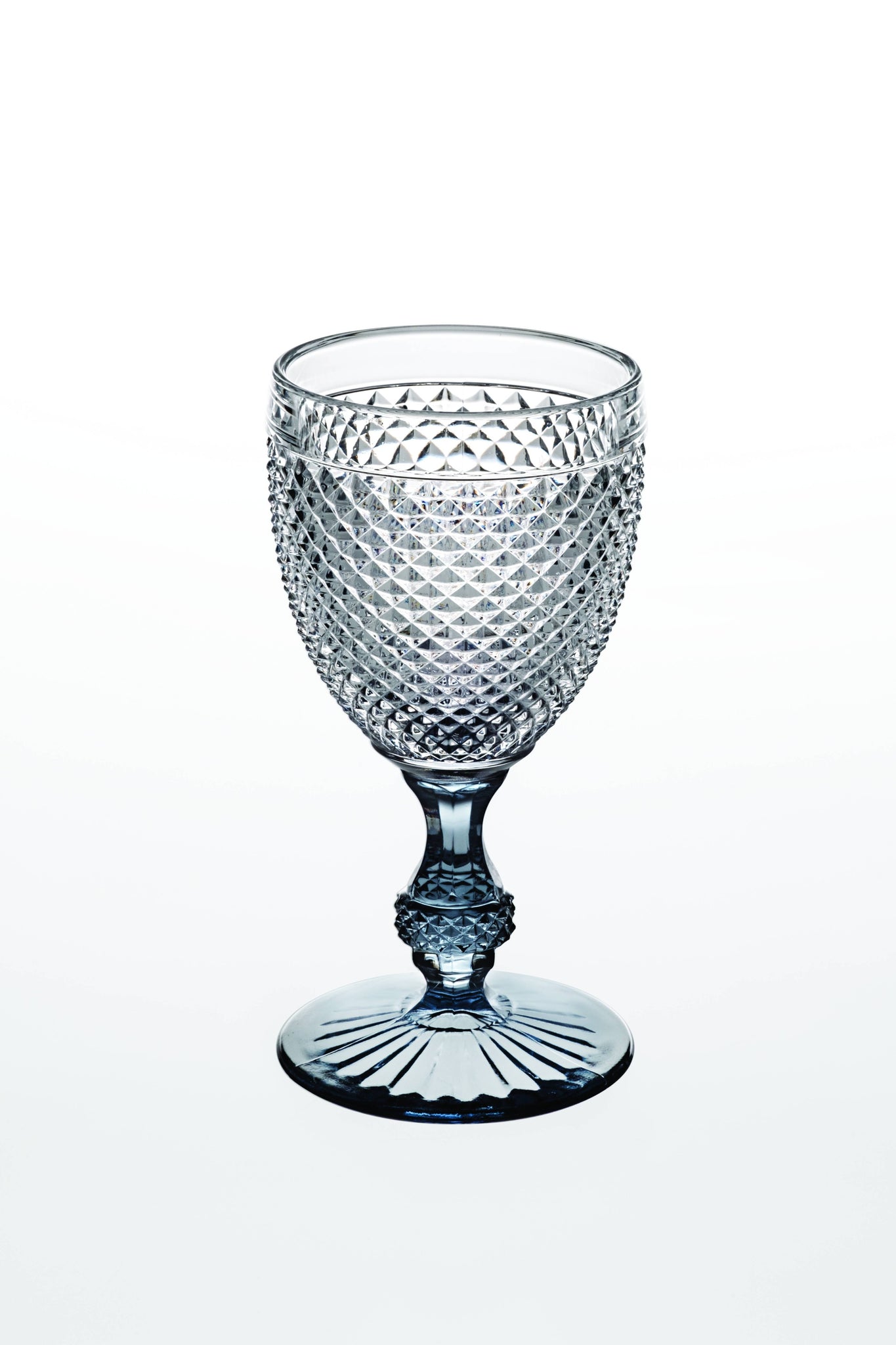 VISTA ALEGRE  Bicos Bicolor Goblet With Grey Stem - Item (49000428)