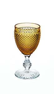 VISTA ALEGRE  Bicos Bicolor Goblet With Amber Top - Item (49000431)