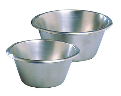 Matfer Bourgeat Flat Bottom Stainless Steel Mixing Bowl 6 1/3" 702616