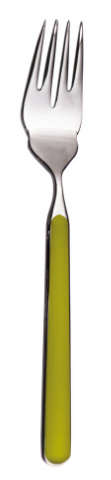 Olive Green Fantasia Table Fish Fork By Mepra Pack of 12 (10Q71121)