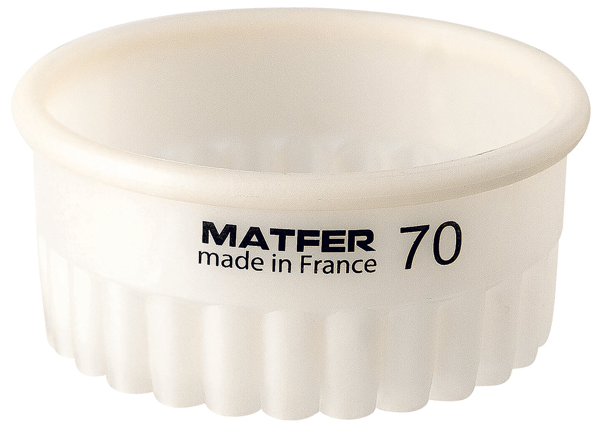 Matfer Bourgeat Exoglass® Round Pastry Cutter, Fluted, 1 3/16" 150111