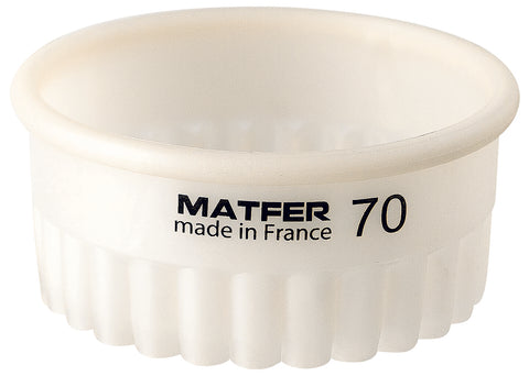 Matfer Bourgeat Exoglass Round Pastry Cutter, Fluted, 2 3/8" (150117)